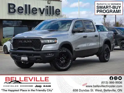New Price! Billet Silver Metallic Clearcoat 2025 Ram 1500 Sport/Rebel Rebel / Remote Start / Brake C...