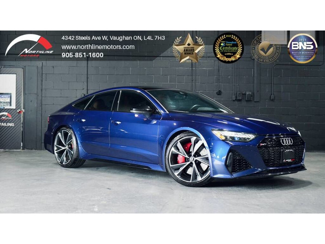 2021 Audi RS 7 HUD/B&O/360 CAM/22 IN RIM/CARBON FIBER/NO ACCIDEN in Cars & Trucks in Mississauga / Peel Region