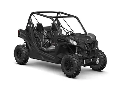 2025 Can-Am MAVERICK TRAIL DPS Discover the 2025 Can-Am MAVERICK TRAIL DPS in stunning Triple Black...