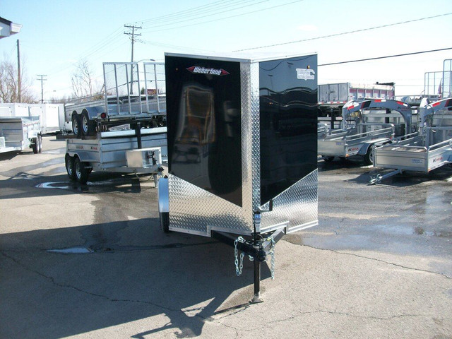  2024 Weberlane CARGO 5' X 10' V-NOSE 1 ESSIEU 2 PORTES CONTRACT in Travel Trailers & Campers in Laval / North Shore - Image 2