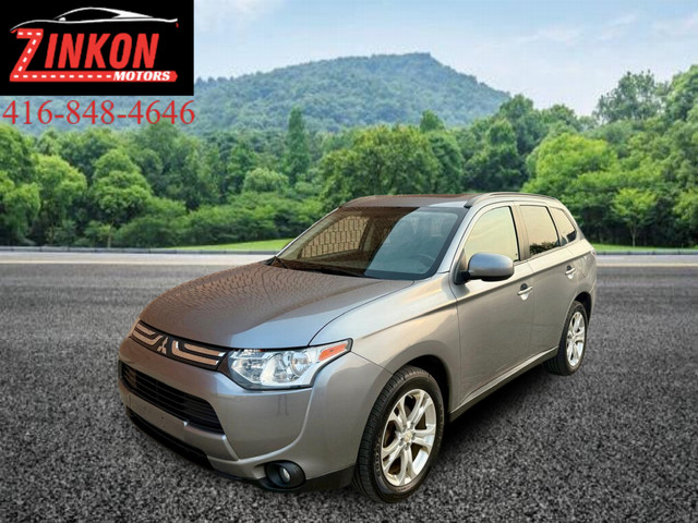 2014 Mitsubishi Outlander ES | 4WD | LEATHER | SUNROOF | HEATED  in Cars & Trucks in Oshawa / Durham Region