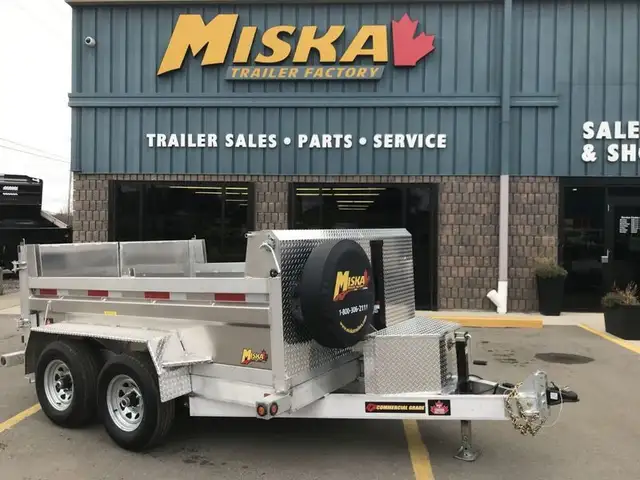 2025 Miska 10K All-Aluminum Dump Trailer in Cargo & Utility Trailers in Oshawa / Durham Region - Image 2