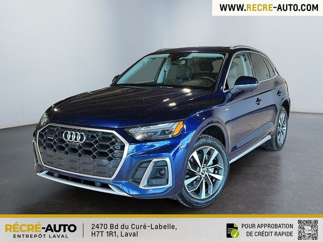 2021 Audi Q5 TECHNIK S-LINE APPLE CARPLAY/ANDROID AUTO CUIR in Cars & Trucks in Laval / North Shore