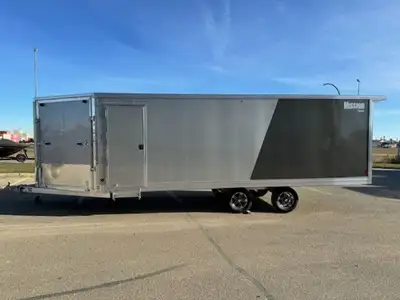 2025 Mission Aluminum Trailers Enclosed Deckover Snow MES101X22For those who want the width of a dec...