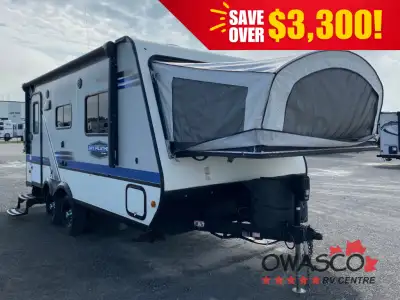 As Is Jayco Jay Feather expandable X19H highlights: Front and Rear Tent Beds Sleep for Seven People...
