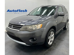 2009 Mitsubishi Outlander XLS, 7 PASSAGERS, CUIR, TOIT, BANC CHAUFFANT