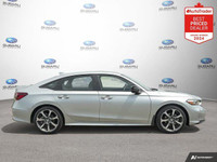 New Price! Solar Silver Metallic 2025 Honda Civic Hybrid Sport Touring Hybrid | Leather | Sunroof |... (image 5)