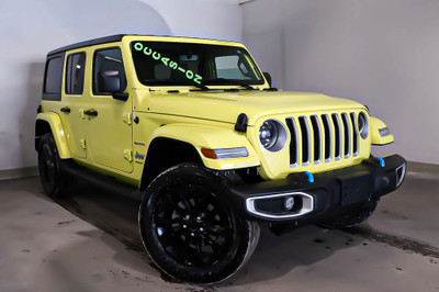 2023 Jeep Wrangler UNLIMITED SAHARA + 4XE + DETECTION D'ANGLES M