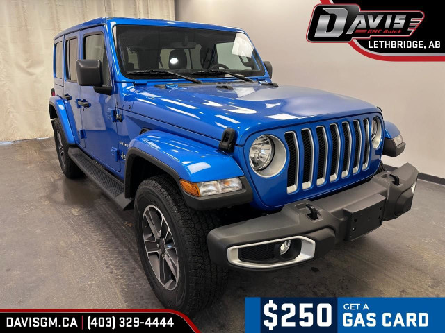 2023 Jeep Wrangler Sahara 2.0L TURBO 4CYL | HEATED FRONT SEAT... in Cars & Trucks in Lethbridge