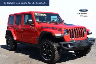 2022 Jeep Wrangler 4xe Unlimited Rubicon // SEULEMENT 8737 KM CA