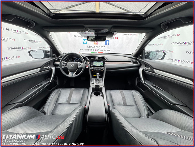 2019 Honda Civic Coupe Touring-New 19" Wheels-GPS-Sunroof-Leathe in Cars & Trucks in London - Image 2