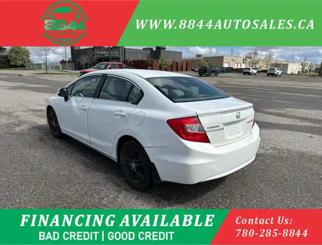 2012 Honda Civic LX 1.8L 4-CYL, AUTO, BLUETOOTH, A/C, POWER WIND in Cars & Trucks in Calgary - Image 4
