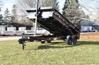 83" x 16' Ironbull Tandem Axle Steel Dump Trailer - 7 Ton