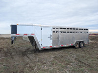2007 Exiss 24 Ft T/A Stock Trailer STC-24