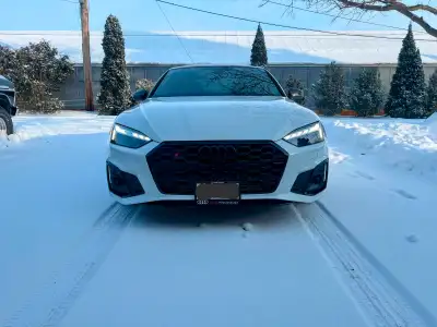 For Sale: 2023 Audi S5 Coupe – Glacier White Metallic, fully loaded with premium features. Includes...