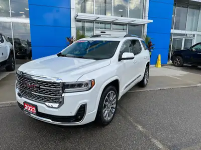WAS: $50995 NOW: $49436 plus taxes and licensing feesJUST LANDED 2023 GMC ACADIA DENALI! MORE PHOTOS...