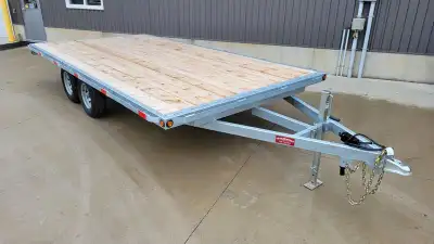 7000 lb, 8 x 16 ft Premium Galvanized Deckover Duratrail Trailer by Trailerworld. Standard Features:...