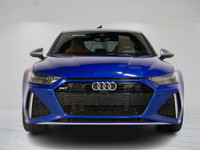 This 2022 Audi RS 7 in striking blue is a Canadian vehicle with a clean Carfax and remaining factory... (image 6)