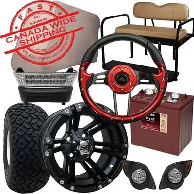 We carry a full line of Golf Cart Parts & Accessories - Huge in stock inventory. Distributor Pricing...