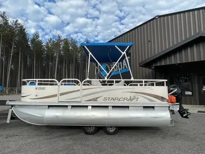 ***FINANCING IS AVAILABLE*** ***UTILITY PONTOON*** OR BRAND NEW INTERIOR KIT $5000. 2008 20' STARCRA...