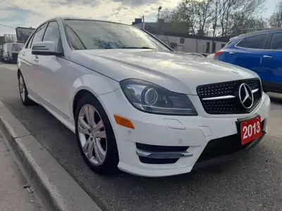  2013 Mercedes-Benz C-Class C350-AWD-LEATHER-NVI-BK CAM-SUNMOON 