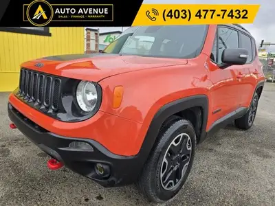 THIS EYE-CATCHING 2016 JEEP RENEGADE TRAILHAWK OFFERS A PERFECT COMBINATION OF RUGGED CAPABILITY AND...