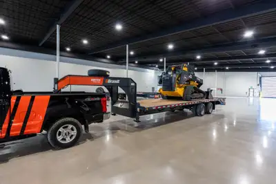 Brandt 11 Ton, 24’ Deckover Flatbed Trailer, Model: UGR 1526 / UPR 1124 Performance and Premium Trim...