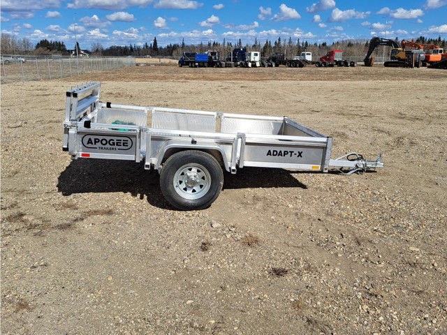 2023 Apogee 8 Ft S/A Aluminum Flat Deck Utility Trailer Adapt-X  in Cargo & Utility Trailers in Edmonton - Image 3