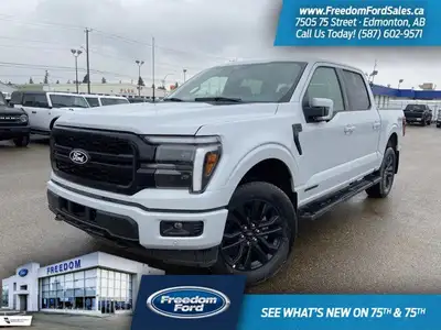 The 2025 Ford F-150 Lariat | 502A | SuperCrew 145, available at Freedom Ford Sales, is a powerhouse...
