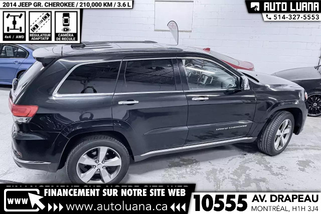 2014 JEEP Grand Cherokee Summit TOIT PANO/SIEGE VENTILE/NAVI/LED dans Autos et camions  à Ville de Montréal - Image 3