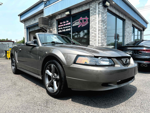 2002 Ford Mustang 2dr Convertible V6 Cuir MAN **5 SPEED** dans Autos et camions  à Longueuil/Rive Sud - Image 4