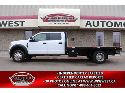  2022 Ford F-550 CREW DUALLY 4X4, 12FT DECK, HD GVW, LOADED/AS N