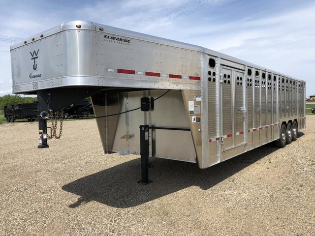 2024 WILSON FOREMAN 30' X 8.5, CATTLE TRAILER, LIVESTOCK TRAILER in Cargo & Utility Trailers in Brandon - Image 4