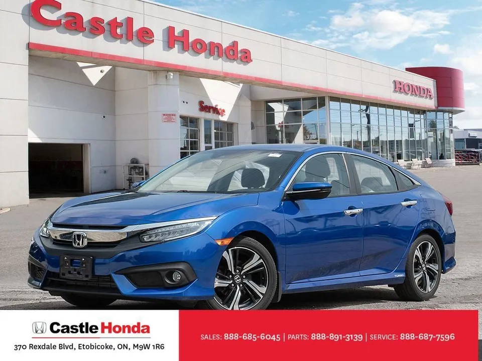 2016 Honda Civic Sedan Touring | Navigation | Leather Seats | Su