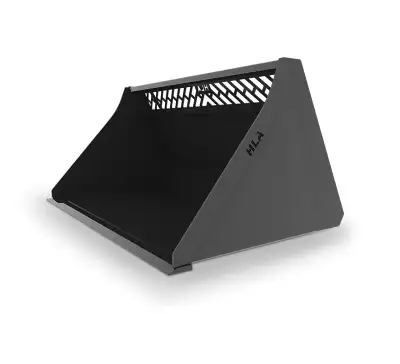 High Volume Skidsteer Snow Bucket 3/16 material, end plates X 4 bevelled cutting edge Reinforced top...