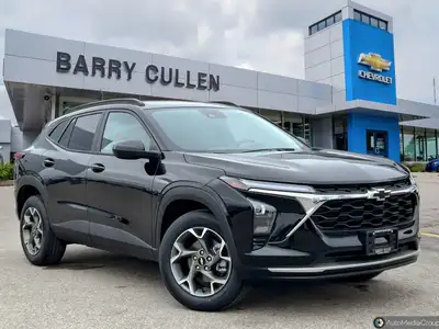 Elevate your driving experience with the sleek and stylish New Black Chevrolet Trax LT, a forward-th...