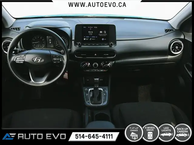 2022 Hyundai Kona ESSENTIAL * SIEGE CHAUFFANT * CAMERA * MAGS *  in Cars & Trucks in City of Montréal - Image 11
