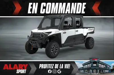 Ce CÔTE À CÔTE POLARIS RANGER CREW XD 1500 PREMIUM Edt. Northstar 2025 est disponible DÈS MAINTENANT...