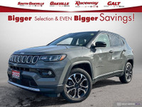  2022 Jeep Compass LIMITED | 4X4 | HEATED SEATS/WHEEL | REMOTE S