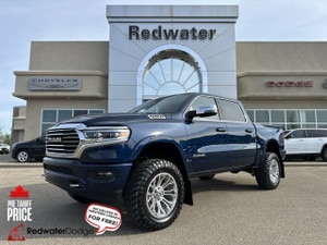 2023 RAM 1500 Limited Longhorn Crew Cab 4x4 | Low KMs | HEMI V8 | Leather | Sunroof | Remote Start