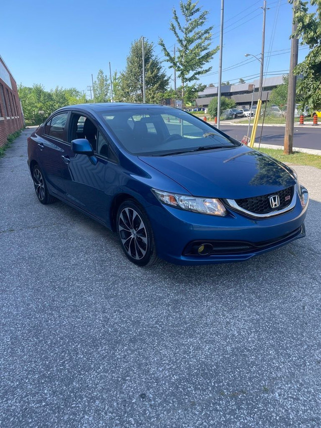 2013 Honda Civic 4dr 6 SPEED MANUAL NAVI BACKUP CAMERA SUNROOF in Cars & Trucks in City of Toronto - Image 3