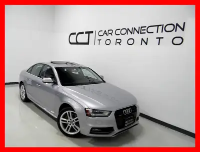 2015 AUDI A4 2.0T QUATTRO TECHNIK CARFAX VERIFIED, CLEAN TITLE 131,000KM AUTOMATIC TRANSMISSION SILV...