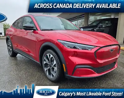This Brand New RAPID RED METALLIC TINTED CLEARCOAT 2024 FORD MUSTANG MACH-E SELECT is powered by a 7...