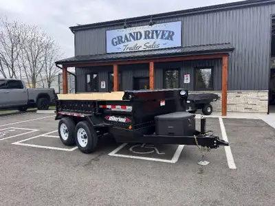 Grand River Trailer Sales Dump trailer, cargo trailer Galvanized dump trailer 6x10 5TON with ramps!...