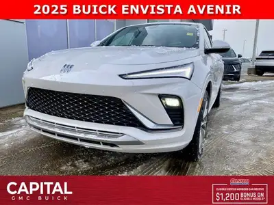 This Buick Envista Avenir comes equipped with the Experience Buick Package, Power Moonroof, 11 diago...
