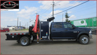2013 RAM 4500HD CREW CAB WITH FASSI F65A BOOM PICKER CRANE TRUCK AMVIC Licensed Dealership Financing... (image 4)