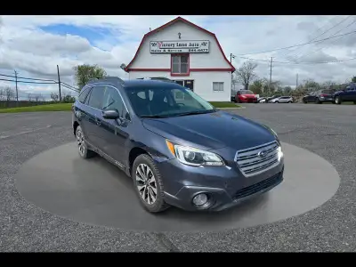 Behold the 2016 Subaru Outback 2.5i Limited, the ultimate road warrior disguised in a sleek Gray ext...