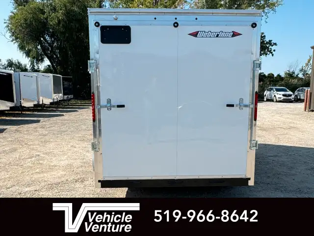 2025 WEBERLANE 7X14 CONTRACTOR  12" EX HT RAMP WHITE $40/WK OAC in Cargo & Utility Trailers in Oakville / Halton Region - Image 7