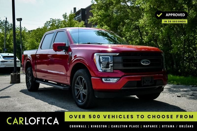 2021 Ford F-150 Lariat • COOLED LEATHER • NAV • 360 CAM • CP/AA in Cars & Trucks in Kingston