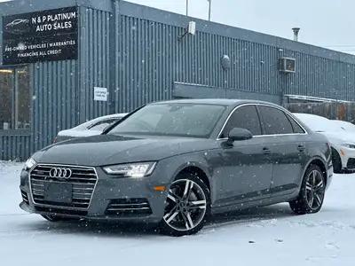 2017 Audi A4 Technik Quattro! 2.0L 4 Cylinder AWD Heads up Display Virtual Cockpit Heated and Ventil...